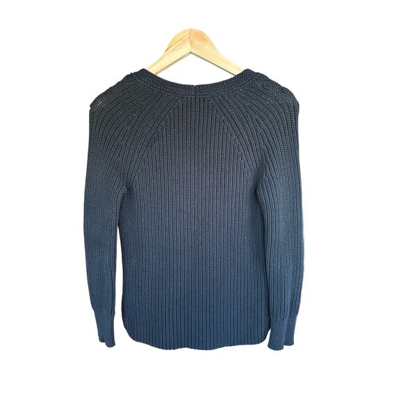 RAG & BONE Women's Black V neck Knit Sweater - Picture 2 of 5